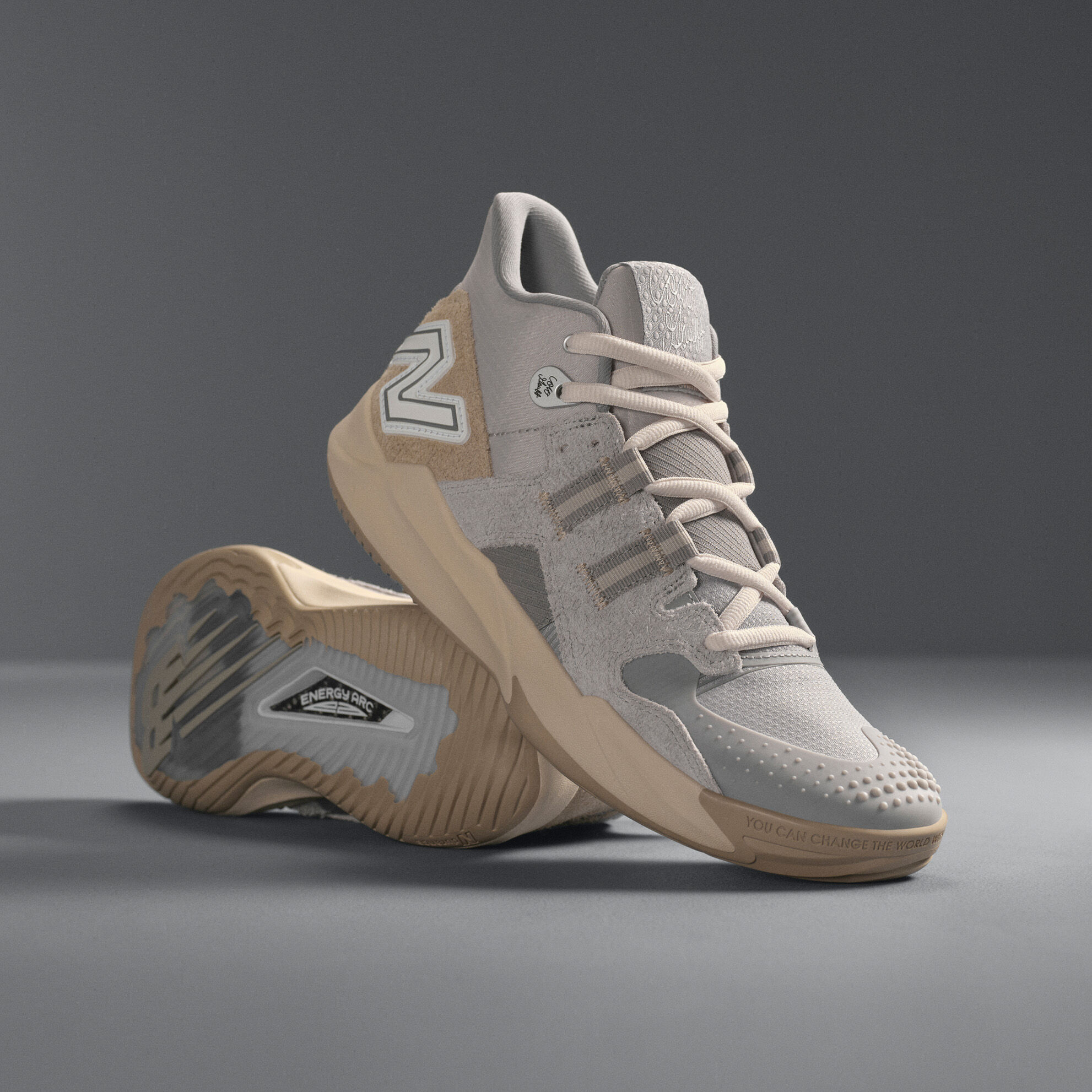 New balance gray tennis shoes cheap